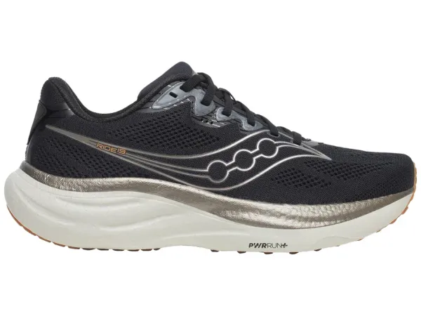 Saucony MENS RIDE 19 BLACK/PEWTER